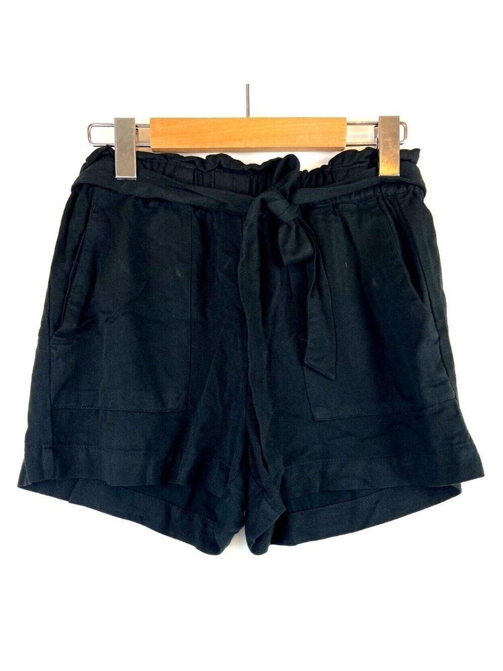 Dynamite Women's Paperbag Black Shorts Size XS